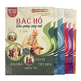 Hộp Quà Tri Thức: Bác Hồ -Tấm Gương Sáng Mãi (Bộ Sách 5 Cuốn Dành Cho Bé 6- 15 Tuổi)