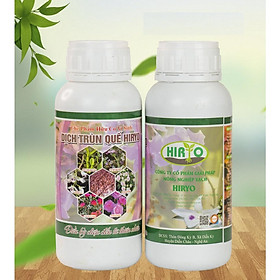 Chế phẩm hữu cơ vi sinh - dịch trùn quế hiryo - chai 500ml