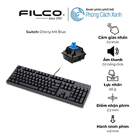 Mua Bàn phím cơ Filco Majestouch 3 Ninja Fullsize - Hàng Chính Hãng