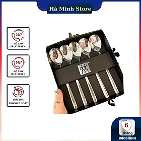 Mua Set 5 thìa inox ZWILLING cao cấp sang trọng bền đẹp bộ 5 thìa inox đức cao cấp full hộp Hà Minh Store