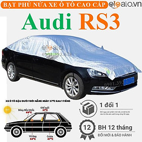 Bạt phủ nửa nóc xe Audi RS3 vải dù 3 lớp