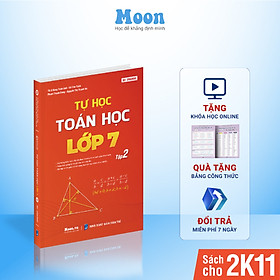 Sách ID Tự Học Toán Học Lớp  7 Chương Trình Mới Kết nối tri thức, cánh diều, chân trời sáng tạo Moonbook