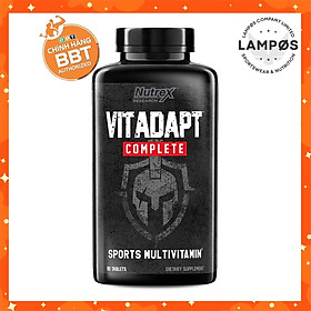 Nutrex Vitadapt, Vitamin Tổng Hợp Thể Thao, Khoáng Chất Phức Hợp, Sâm Ấn Độ (KSM-66 Ashwagandha), Chiết Xuất Cây Ngũ Vị Tử & Cây Rễ Vàng, 90 Viên