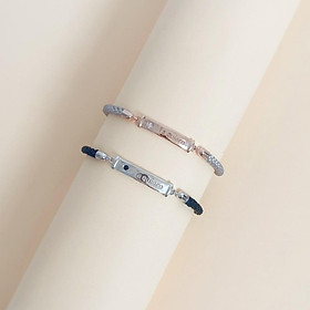 Lắc Tay Đôi Bạc Blue Peach Te Quiero LTD020