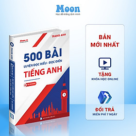 Hình ảnh sách 500 bài luyện Đọc Hiểu – Đọc Điền Tiếng Anh