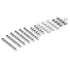 Full Set Chrome CNC Bolts Toppers Caps Kit for 96-06  Twin Cam FLH Models