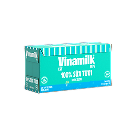 THÙNG 12 HỘP SỮA TƯƠI TIỆT TRÙNG VINAMILK 100%  1L