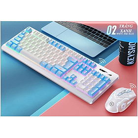 Mua Bộ bàn phím chuột không dây Yindiao KM-01 kết nối bằng chip USB 2.4G chuyên game có đèn led cực đẹp - JL - HÀNG CHÍNH HÃNG