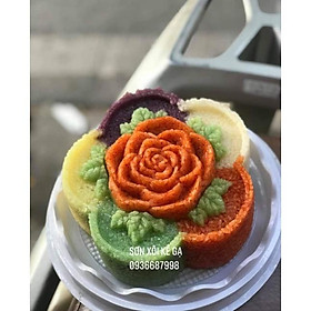 Mua khuôn xôi hoa hồng cánh mai