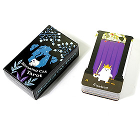 Bộ Bài Blooming Cat Tarot 78 Lá Bài Tặng Đá Thanh Tẩy