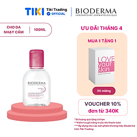 Dung dịch làm sạch và tẩy trang Micellar cho da thường và da nhạy cảm Bioderma Sensibio H2O