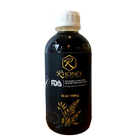 Mật ong rừng hữu cơ RHONEY - 1586g ( 2020 - Nắp trắng) 