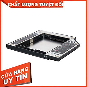 Mua Caddy Bay mỏng 9.5mm Sata3 cho SSD và HDD 2 5” - Vỏ Nhựa – Size: 9.5mm – Khay ổ cứng thay thế ổ DVD