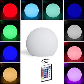 LED Vibrant Light Ball Dimmable 16 Colors with Remote Control Globe Lawn Lamps 4 Modes Night Light for Bedroom Bar Indoor Outdoor Home Decor