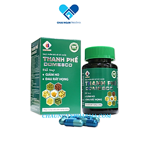 Viên Uống THANH PHẾ DOMESCO Lọ 60 Viên - Hỗ Trợ Bổ Phổi, Giảm Ho, Tiêu Đờm, Đau Rát Họng