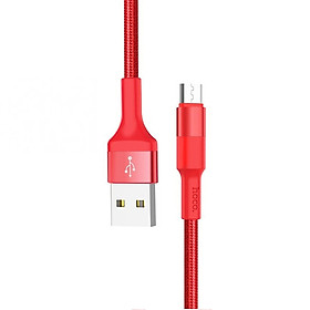 Mua Cáp sạc 2.0A Hoco kết nối Micro dây Nylon dệt kim tránh rối dây cho Smartphone dài 100CM - Hàng chính hãng