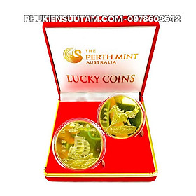 Mua Cặp Xu Phong Thủy Mã Đáo Thành Công Và Thuận Buồm Xuôi Gió  đường kính: 4cm  màu vàng - SP005858