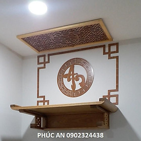 Mua Bàn thờ treo tường cho nhà chung cư bàn thờ size 88 - 48 giao đầy đủ y như hình