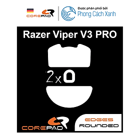 Feet chuột PTFE Corepad Skatez Razer Viper V3 Pro (2 bộ) - Hàng Chính Hãng