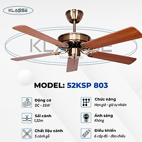 Mua Quạt trần không đèn Klasse 52KSP 803 Hàng chính hãng