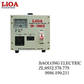 ỔN ÁP LIOA SH 1000II 1KVA,BIẾN THẾ LIOA 220V XUỐNG 110V DẢI ĐIỆN 150V-250V