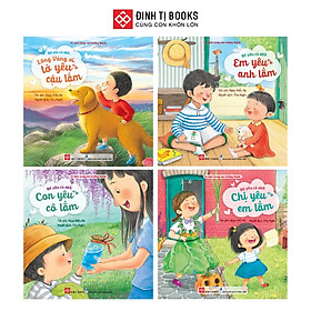 Bé Yêu Cả Nhà - Nuôi Dưỡng Tình Yêu Thương Và EQ Cho Trẻ 2 - 8 Tuổi - Combo 4 Cuốn - Đinh Tị Books