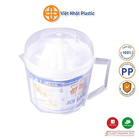 Dụng cụ vắt cam trong suốt Việt Nhật Vắt cam nhựa Việt Nhật kèm ca đong định mức