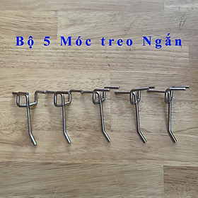 Mua Bộ 5 móc treo tấm pegboard ngắn 5.5cm