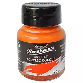 Màu Vẽ Acrylic Renaissance 20 ml #105 - Cadmium Orange