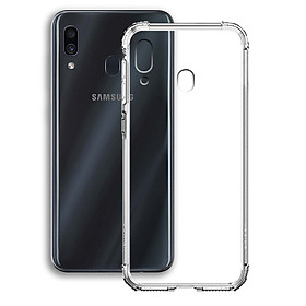 Ốp Lưng Chống Sốc cho điện thoại Samsung Galaxy A30 - Dẻo Trong - Hàng Chính Hãng