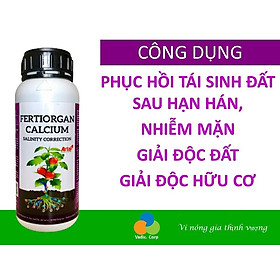 Phân bón FERTIOGRAN CALCIUM 2 IN 1 chuyên năng PH CHO ĐẤT phục hồi đất chết