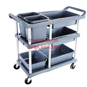 Mua Xe đẩy thu gom chén dĩa  xe đẩy thu dọn thức ăn