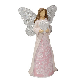 Resin Figurines Sculpture Ornament Mother Angel Statues for Bedroom Cabinet Mother'S Day