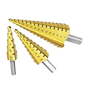 3Pcs 4-12mm/4-20mm/4-32mm Titanium Cone High