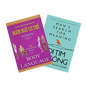 Combo Cuốn Sách Hoàn Hảo Về Ngôn Ngữ Cơ Thể - Body Language + Đi Tìm Lẽ Sống - Tái Bản (2 cuốn)