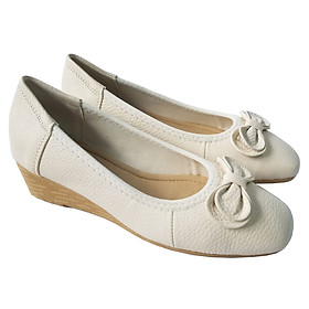 Giày Búp Bê Nữ Da Bò Thật BIGGBEN Cao 5 Phân BB141