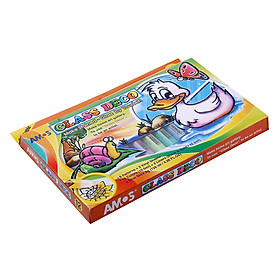 Màu Vẽ Trang Trí Trên Kính Glass Deco AMOS AGD3 (12 Màu)