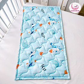 Nệm cho bé đi học tiểu học, trung học Katina House, vải tencel mềm mịn mát, nệm chống thấm