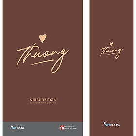 Ảnh bìa Thương (Thơ) - Bản Thường (Tặng Kèm Bookmark)