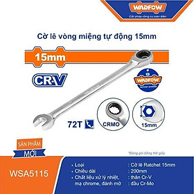 Mua CỜ LÊ VÒNG MIỆNG TỰ ĐỘNG 15MM WSA5115 WADFOW - HÀNG CHÍNH HÃNG