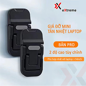 Giá đỡ tản nhiệt laptop mini eXtreme GL1201 nâng cao laptop với 2 mức độ cao - Hàng chính hãng