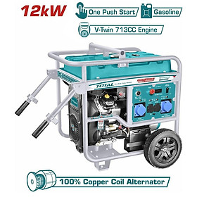 MÁY PHÁT ĐIỆN DÙNG XĂNG 12KW TOTAL TP1150006 - HÀNG CHÍNH HÃNG