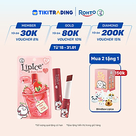 Son dưỡng có màu tự nhiên LipIce Sheer Color Q Strawberry Tea (Trà dâu) 2.4g