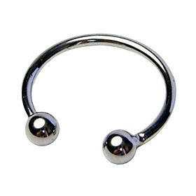 Steel Male Penis Ring Delay Ejaculation Chastity Device Toy