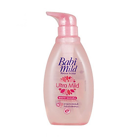 Sữa Tắm Gội Toàn Thân Babi Mild White Sakura 400ml