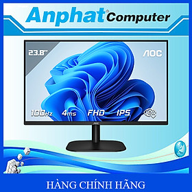 Màn hình LCD AOC 24B2H2 23.8 Inch FHD IPS 100HZ 4MS - Hàng Chính Hãng