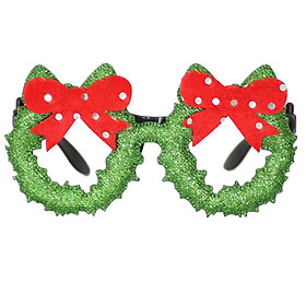 (Toponeto) Christmas Party Glasses Santa Snowman Adult Kids Gift Favors Xmas Decoration Toy