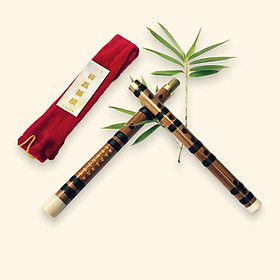 Mua Sáo Trúc Dizi Khớp Đồng Tặng Kèm Túi Nhung Và Màng Rung