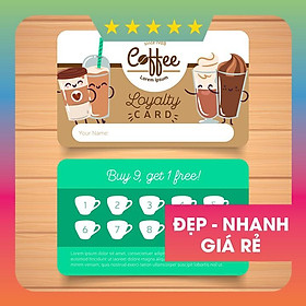 Mua 500 cái Danh thiếp - Thẻ tích điểm - Namecard 9x5.4cm