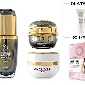 9 Bộ combo dưỡng da chuyên sâu Ngày & Đêm KimKul giúp dưỡng trắng da, xóa thâm nám, ngừa lão hóa